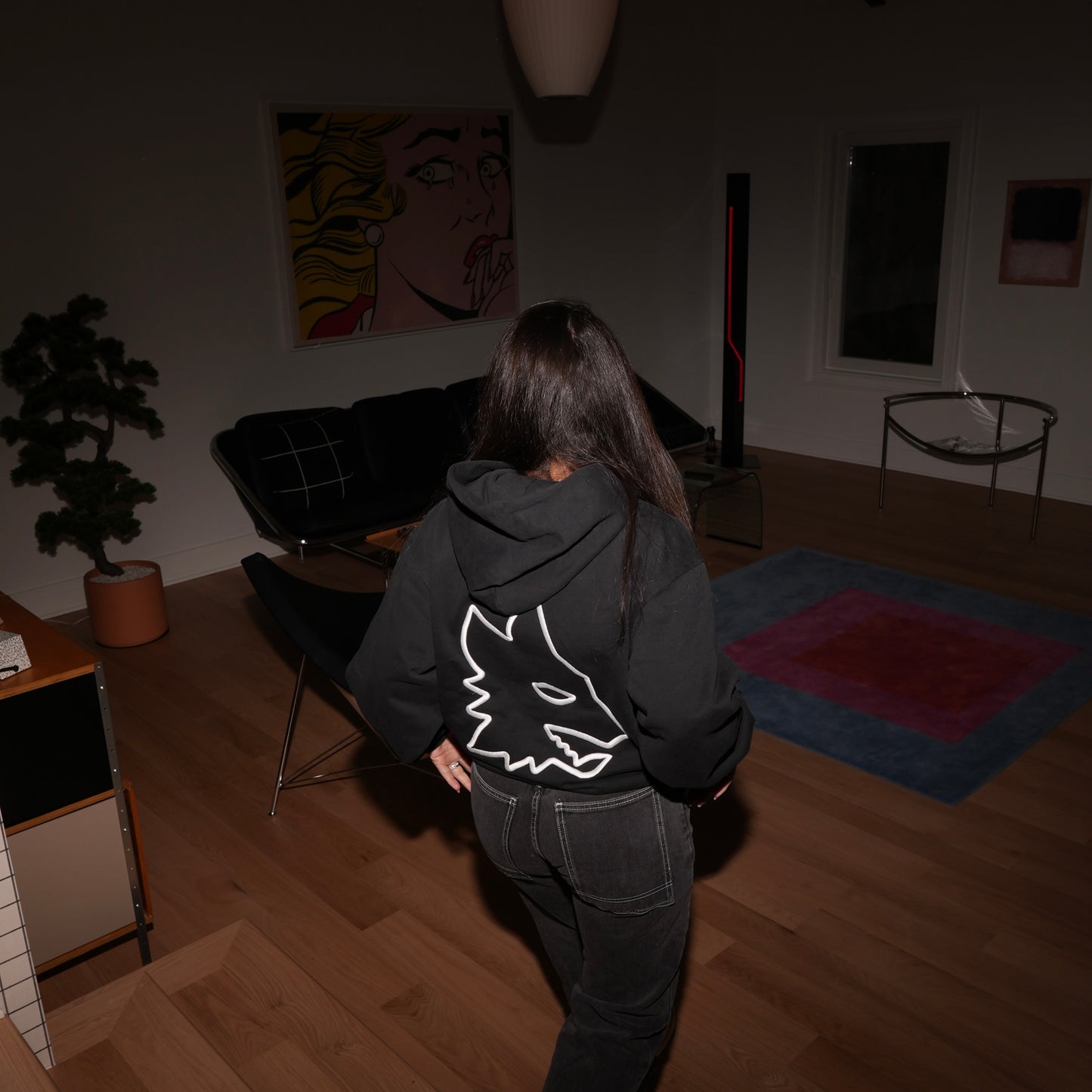Black Hoodie With Logo
