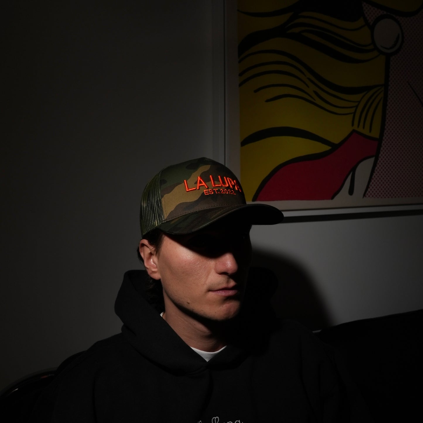 Camouflage Hat Written
