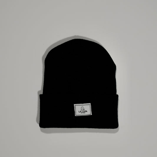 Navy Patch Beanie